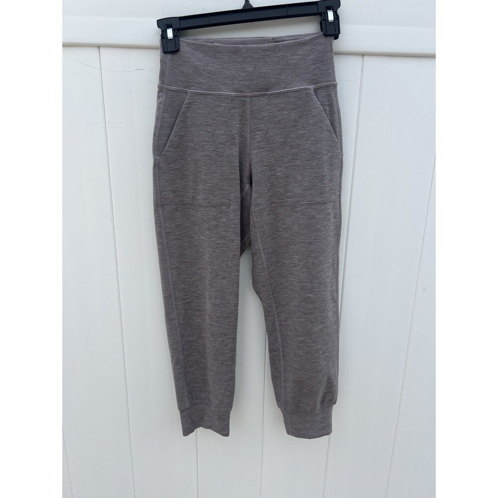 lululemon Women’s 2 Purple Heather Jogger Yoga Pants
